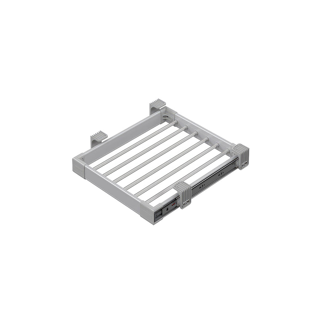 Starax S-6203-G Teleskopik Raylı Alüminyum Pantolonluk Gri 50 cm