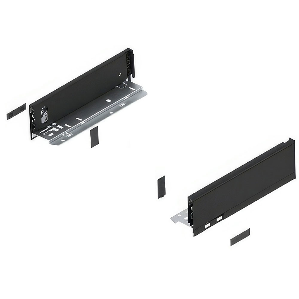 Blum 770M4502S Legrabox Pure M Çekmece Yanı Sağ+Sol Karbon Siyah 450mm