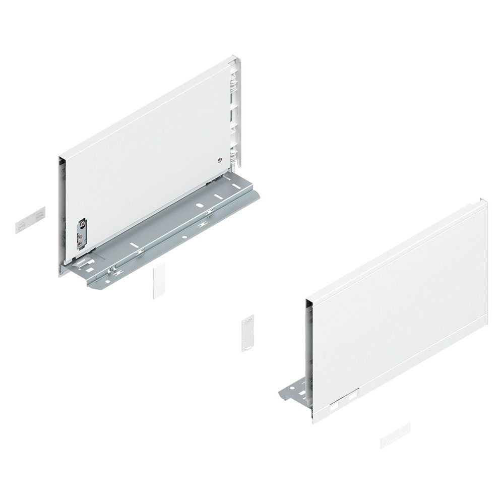 Blum 770C3002S Legrabox Pure C Çekmece Yanı Sağ+Sol, 300mm İpek Beyaz