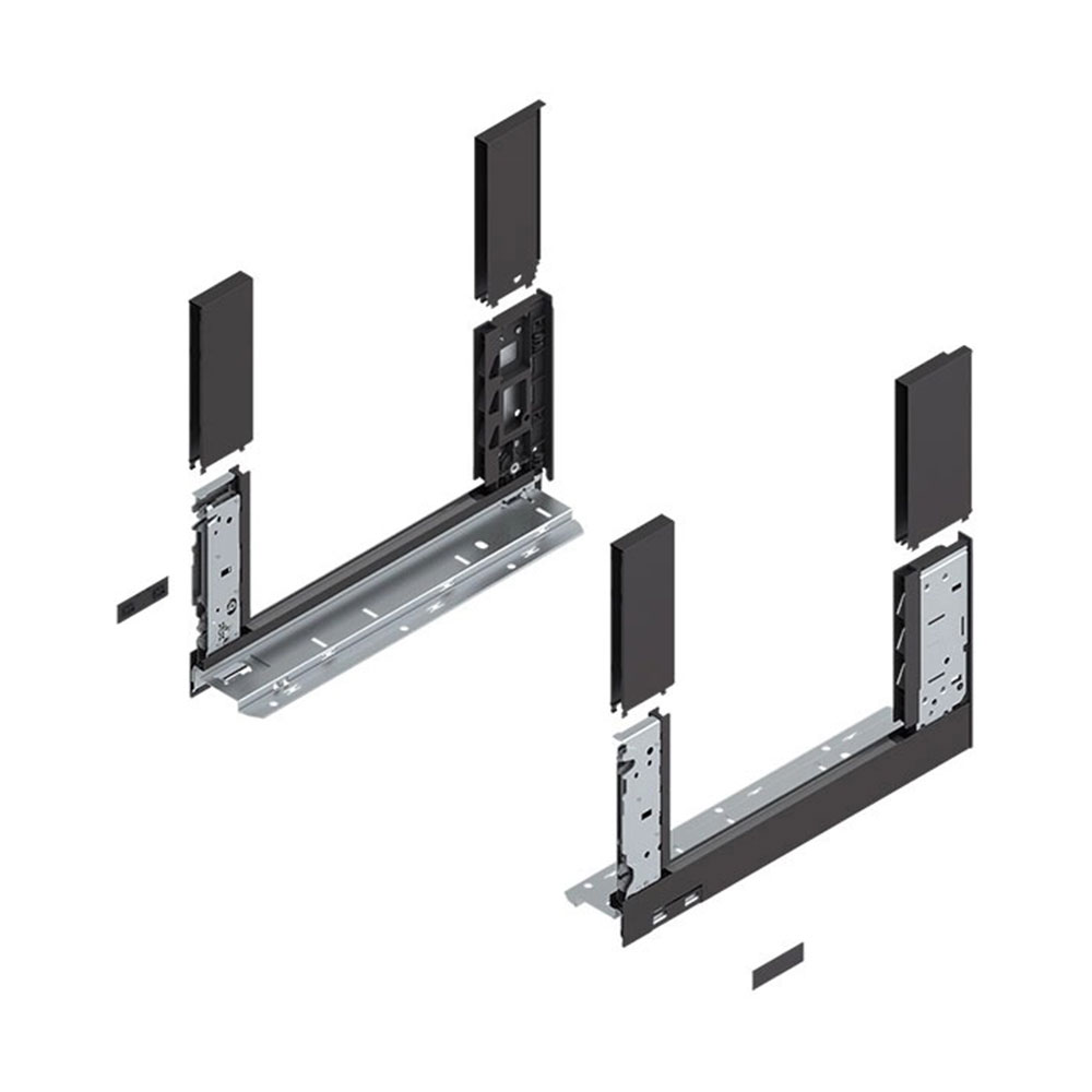 Blum 780C3502S Legrabox Free C Çekmece Yanı Sağ+Sol 350mm Karbon Siyah
