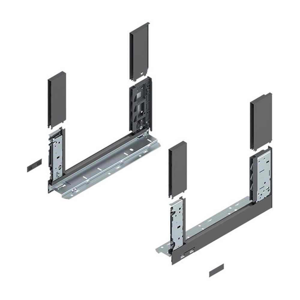 Blum 780C4002S Legrabox Free C Çekmece Yanı Sağ+Sol 400mm Orion Gri