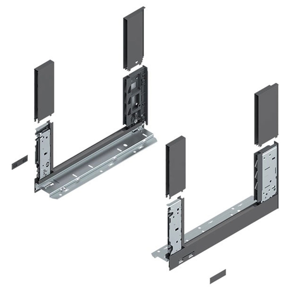 Blum 780C5502S Legrabox Free C Çekmece Yanı Sağ+Sol 550mm Orion Gri