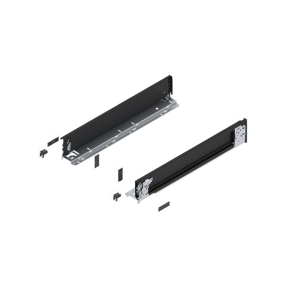 Blum 770M4001S Legrabox SE M Çekmece İç Yanı Sağ+Sol 400mm Karbon Siyah