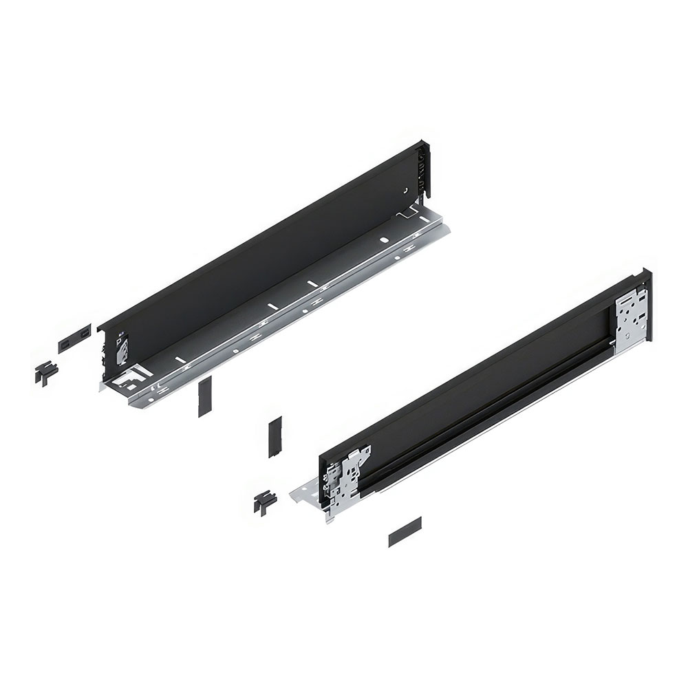 Blum 770M5501S Legrabox SE M Çekmece İç Yanı Sağ+Sol 550mm Karbon Siyah
