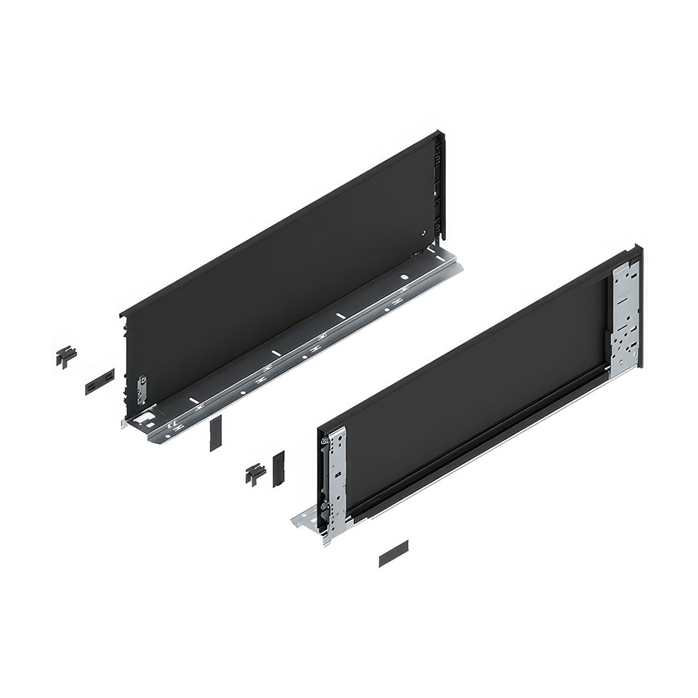 Blum 770C5001S Legrabox SE C Çekmece İç Yanı Sağ+Sol 500mm Karbon Siyah