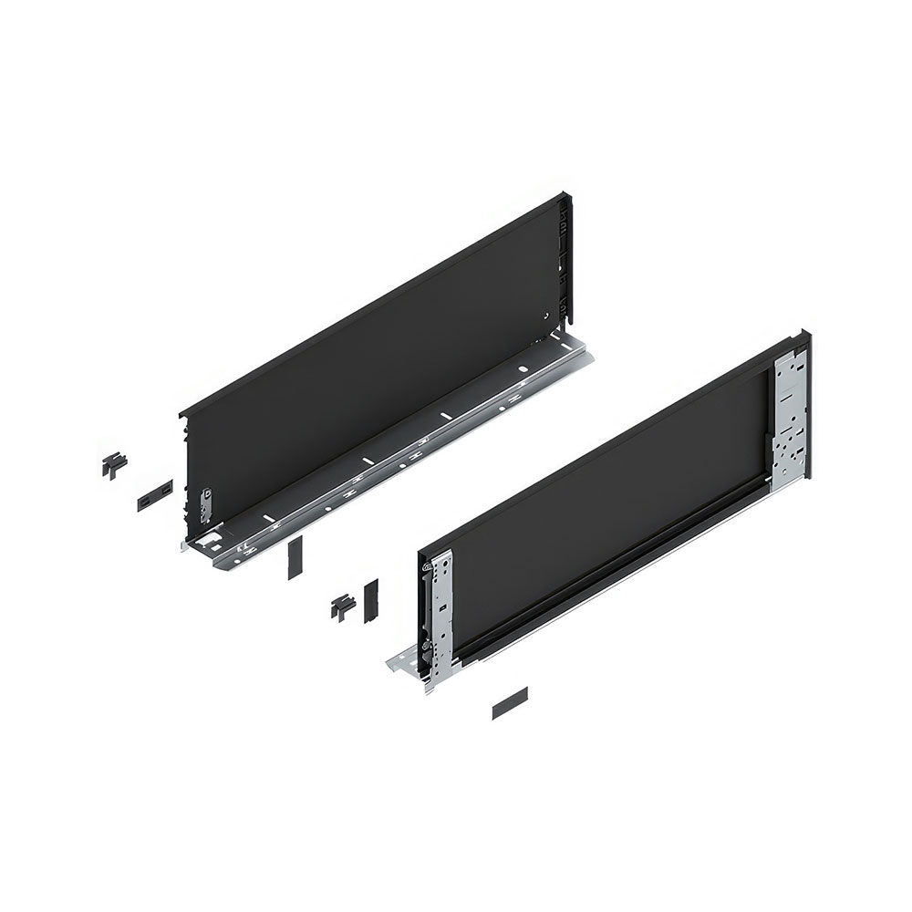 Blum 770C4501S Legrabox SE C Çekmece İç Yanı Sağ+Sol 450mm Karbon Siyah