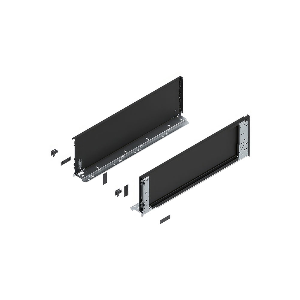 Blum 770C3501S Legrabox SE C Çekmece İç Yanı Sağ+Sol 350mm Karbon Siyah