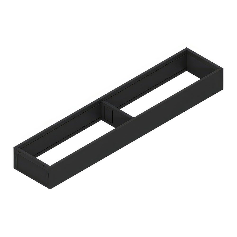 Blum ZC7S500RS1 Ambia-Line M Bölümlendirme Çerçeve 100x500mm Carbon Siyah