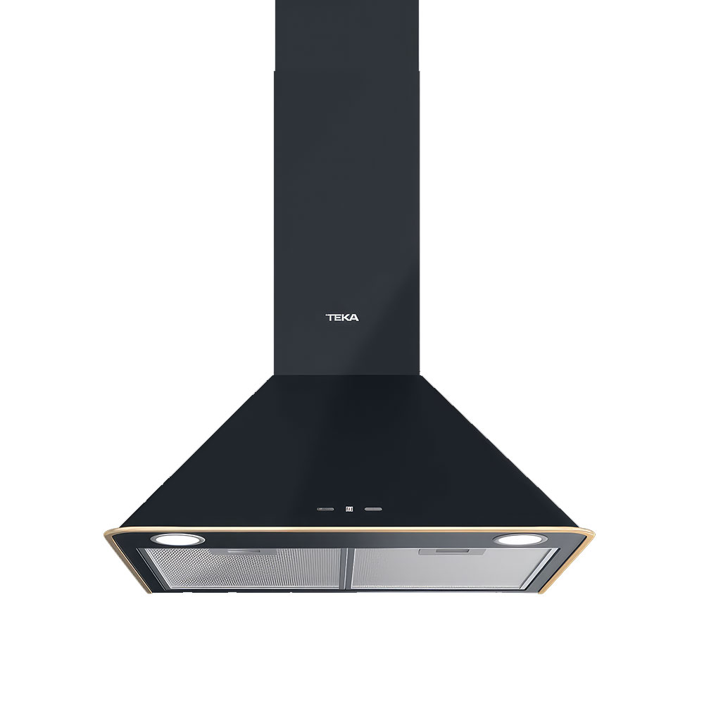 Teka DOS 60.2 AT Siyah 60cm Country Serisi Duvar Tipi Davlumbaz