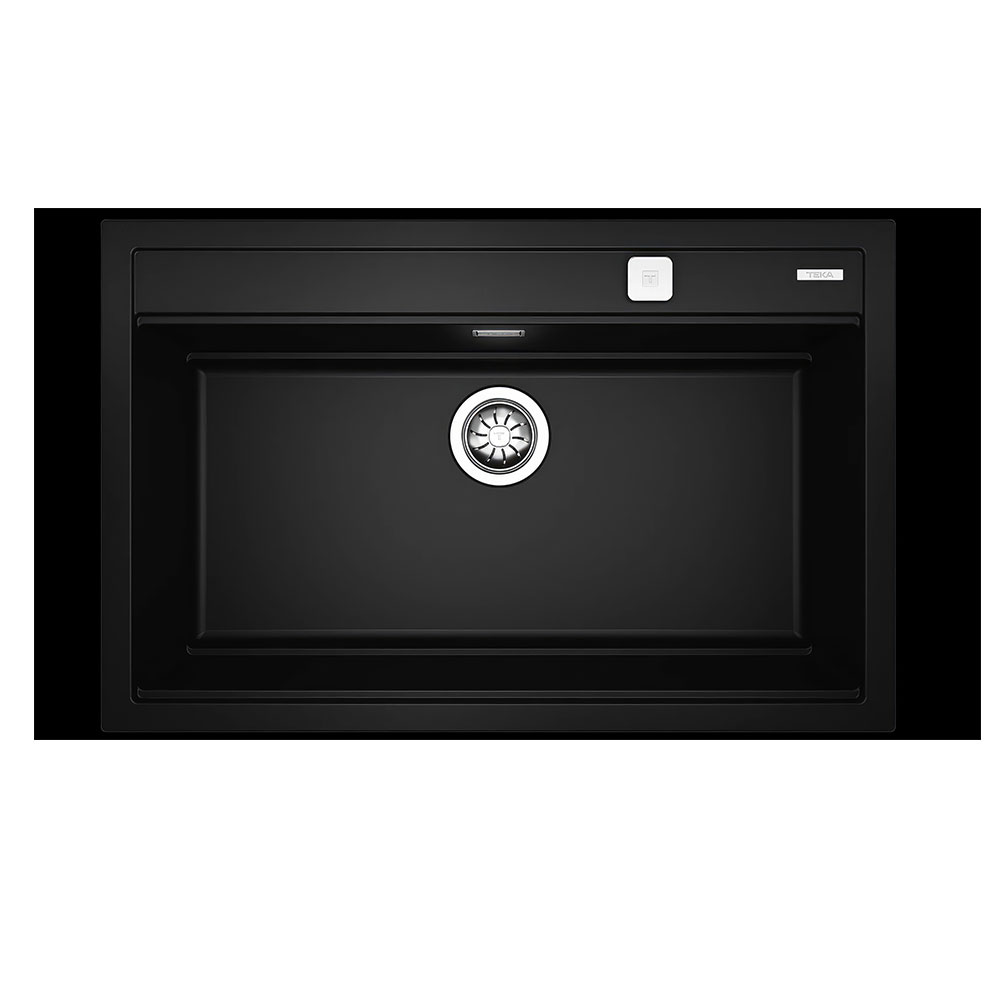 Teka NOVA 80 WS-TG 1B Siyah Tegranite+ Evye