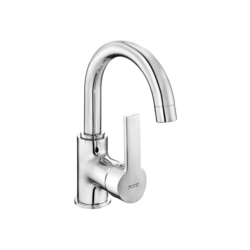 ECA 102108765 Delta Kuğu Borulu Lavabo Bataryası, Krom