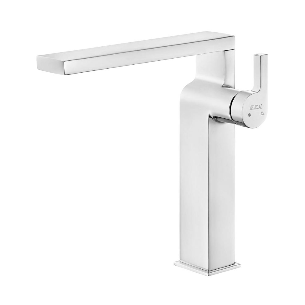 ECA 102188044H Icon Yüksek Tip Lavabo Bataryası, Krom