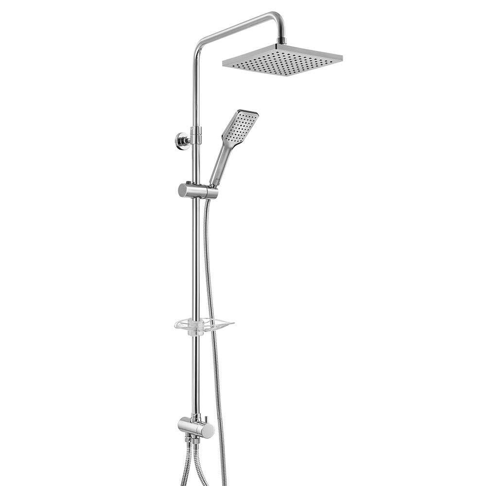 ECA 102158042 Tiera Teleskopik Kolonlu Duş Seti, Krom