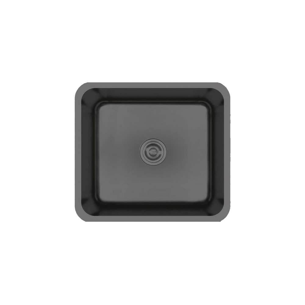 Crauf Lavello 3050 Füme Tezgah Altı Eviye 490x440mm Tek Gözlü Mutfak Eviyesi