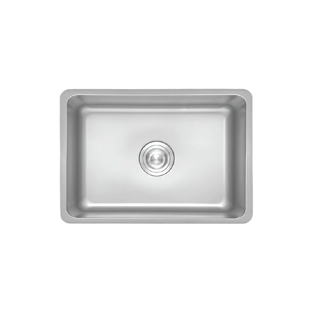 Crauf Venüs 3054 Mat Inox Tezgah Altı Eviye 540x440 Tek Gözlü El Yapımı Eviye