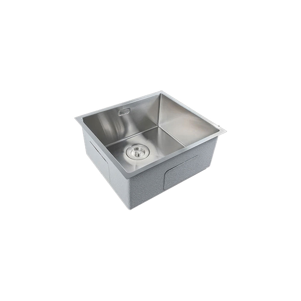Crauf Stella 4449 Inox Eviye 440x490 Tek Gözlü 3 Farklı Montaj El Yapımı