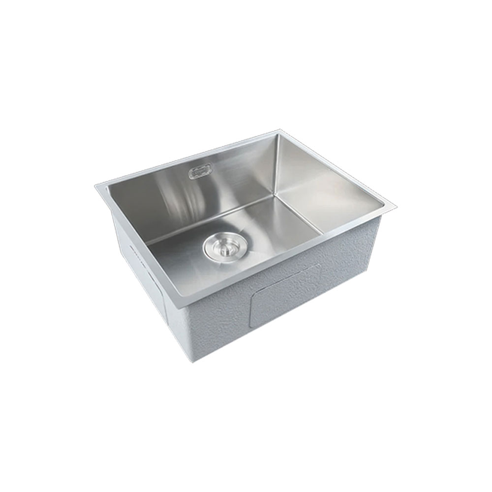 Crauf Stella 4454 Inox Eviye 440x540 Tek Gözlü 3 Farklı Montaj El Yapımı