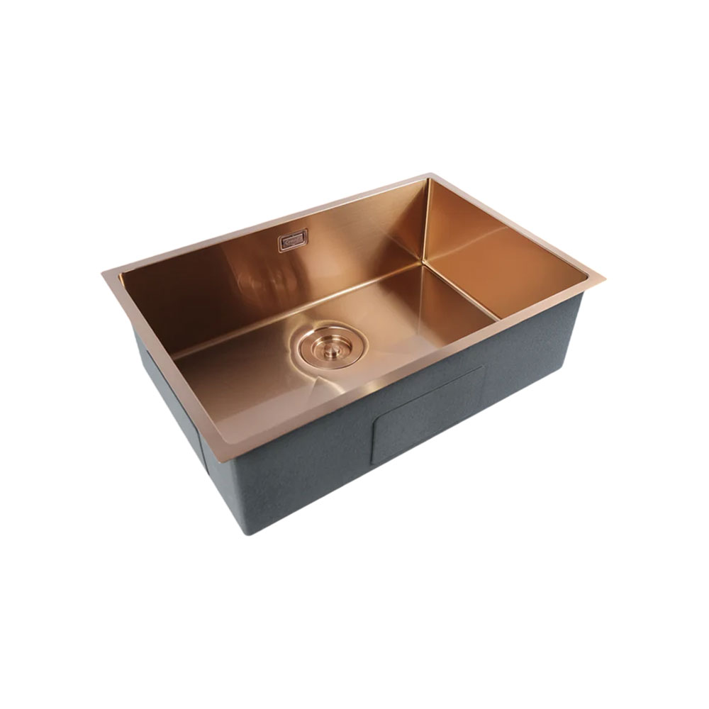 Crauf Stella 4470 Bakır Royal Bronze Tek Gözlü El Yapımı Eviye