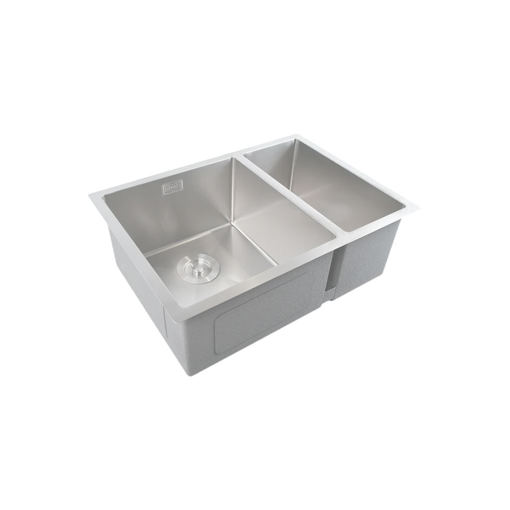 Crauf Stella 4563 Mat Gri Velvet Grey 1,5 Gözlü El Yapımı Eviye