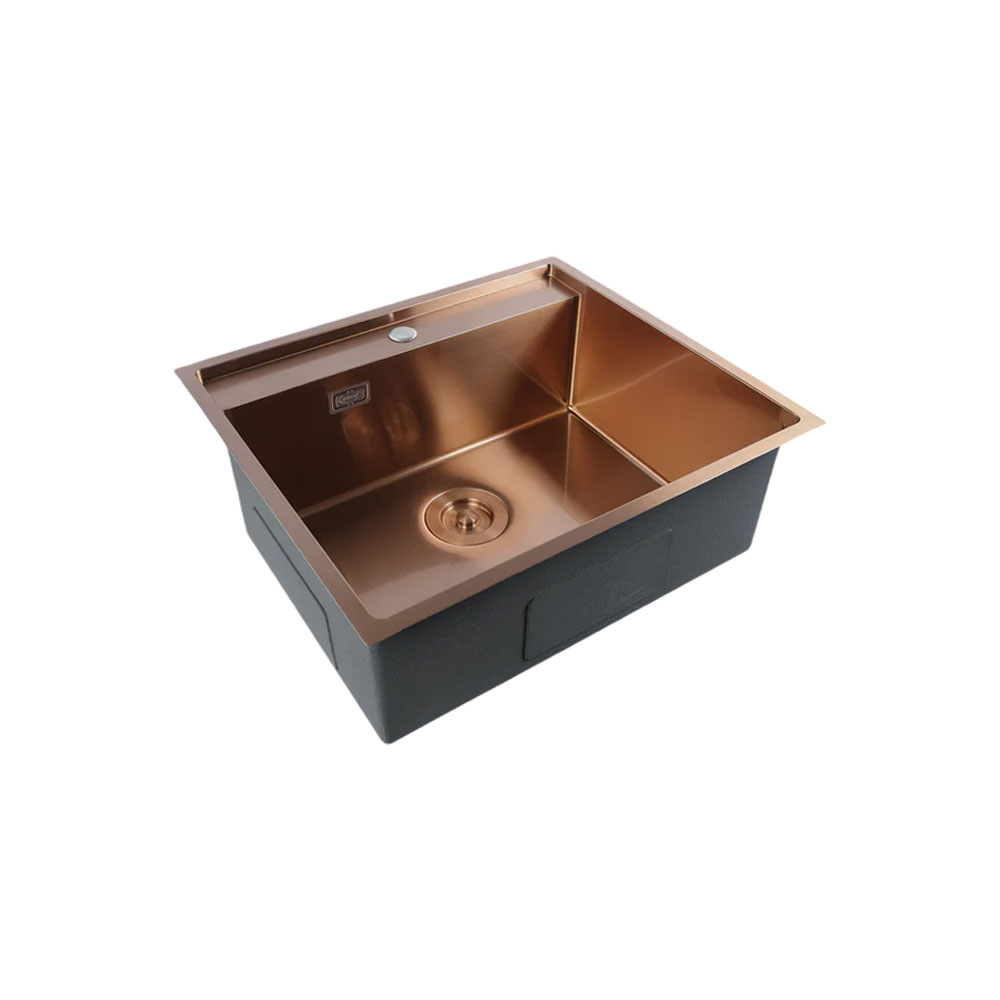Crauf Poli 6301 Pvd Bakır Royal Bronze Tek Gözlü El Yapımı Eviye