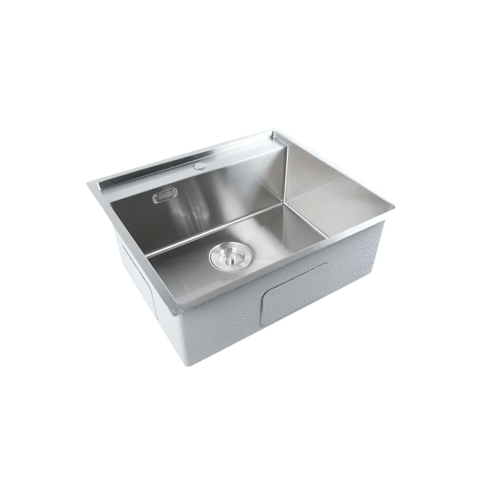 Crauf Poli 6301 Mat Gri Velvet Grey Tek Gözlü El Yapımı Eviye