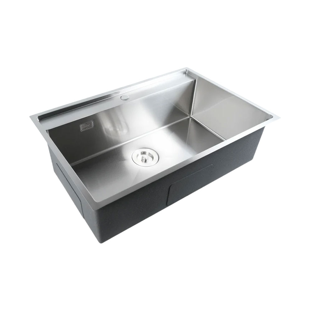 Crauf Poli 6303 Mat Gri Velvet Grey Tek Gözlü El Yapımı Eviye