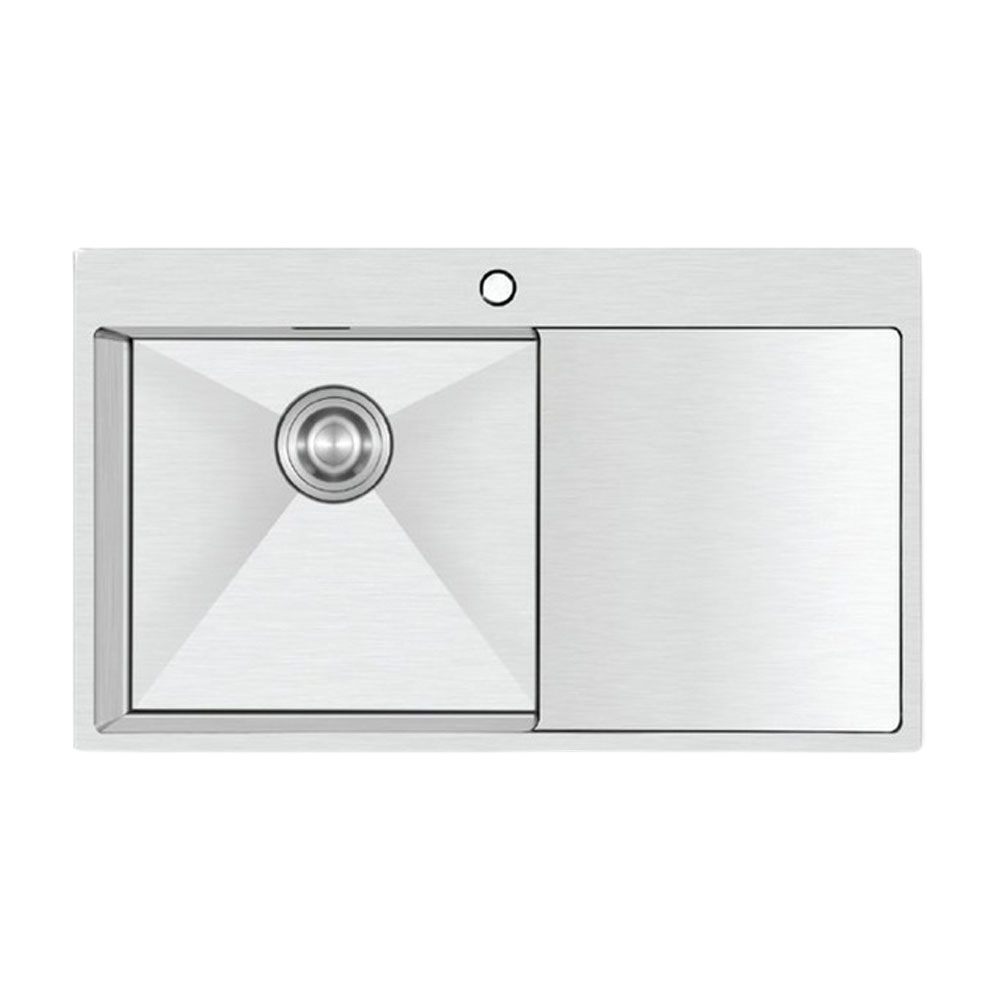 Crauf Via Lattea 6172 Inox Platinum Satin Damlalıklı Eviye