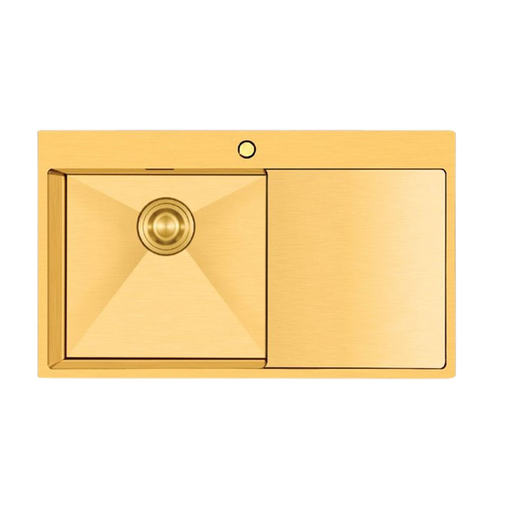 Crauf Via Lattea 6172 Pvd Altın Imperial Gold Damlalıklı Eviye