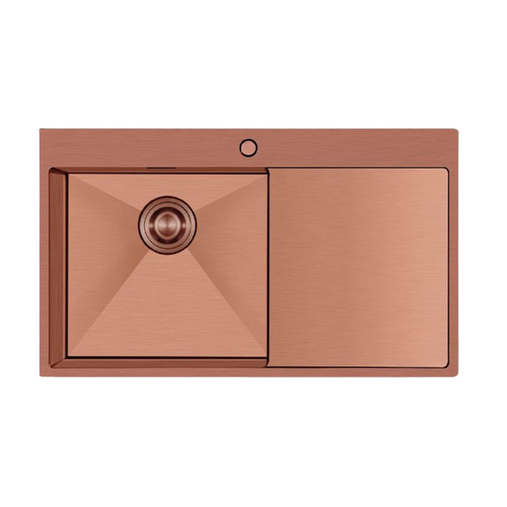 Crauf Via Lattea 6172 Pvd Bakır Royal Bronze Damlalıklı Eviye