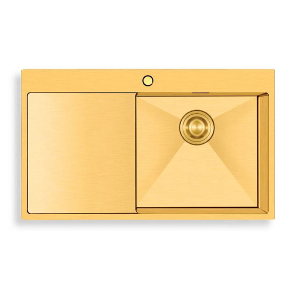 Crauf Via Lattea 6172 Pvd Altın Imperial Gold Damlalıklı Eviye