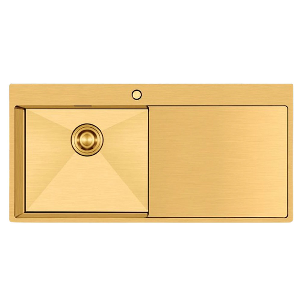 Crauf Via Lattea 6174 Pvd Altın Imperial Gold Damlalıklı Eviye