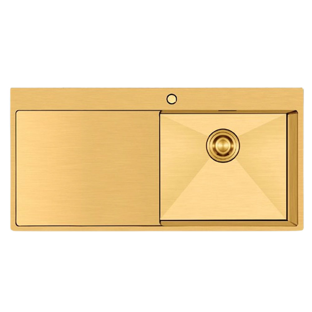 Crauf Via Lattea 6174 Pvd Altın Imperial Gold Sol Damlalıklı Eviye
