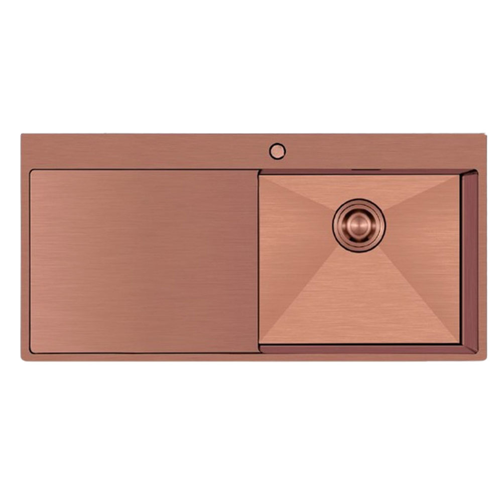 Crauf Via Lattea 6174 Pvd Bakır Royal Bronze Sol Damlalıklı Eviye