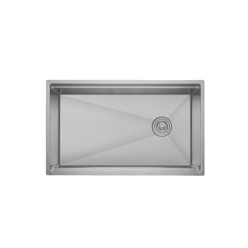 Crauf Vertice 4865 Mat Gri Tezgah Altı-Üstü-Sıfır 480x650mm Tek Gözlü El Yapımı Workstation Eviye