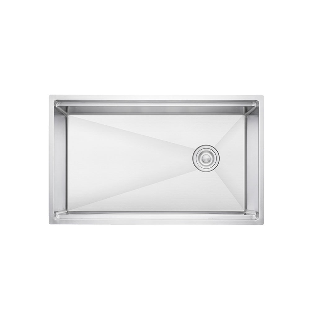 Crauf Vertice 4870 Inox Tezgah Altı-Üstü-Sıfır 480x700mm Tek Gözlü El Yapımı Workstation Çelik Eviye