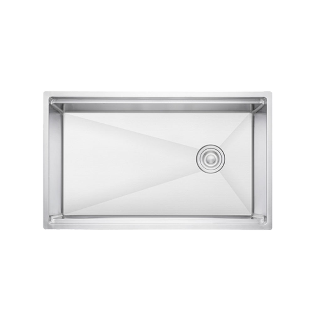 Crauf Vertice 4875 Inox Tezgah Altı-Üstü-Sıfır 480x750mm Tek Gözlü El Yapımı Workstation Eviye
