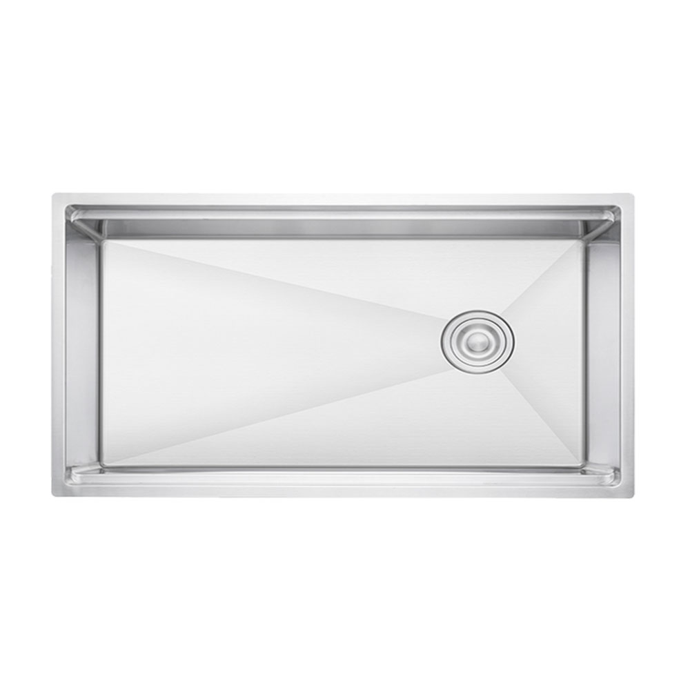 Crauf Vertice 4888 Inox Tezgah Altı-Üstü-Sıfır 480x880mm Tek Gözlü El Yapımı Workstation Eviye