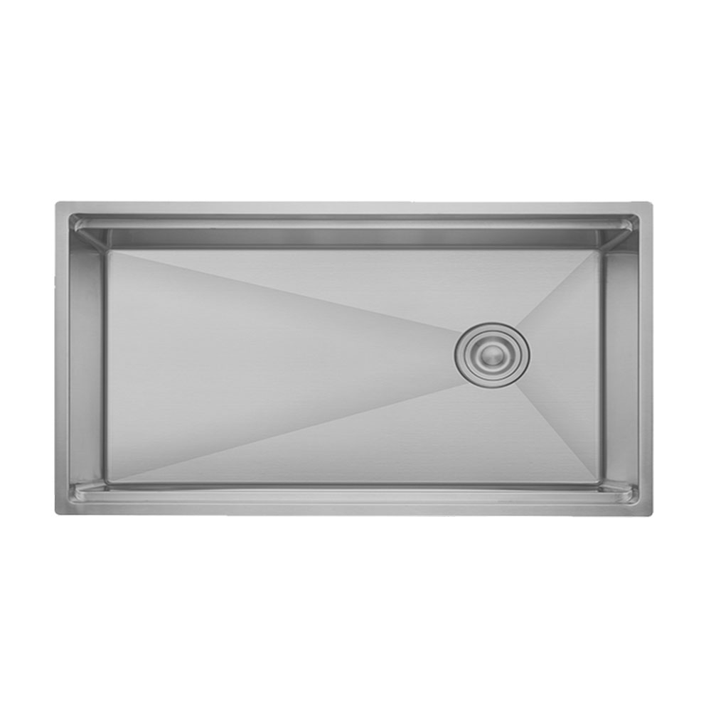 Crauf Vertice 4888 Mat Gri Tezgah Altı-Üstü-Sıfır 480x880mm Tek Gözlü El Yapımı Workstation Eviye